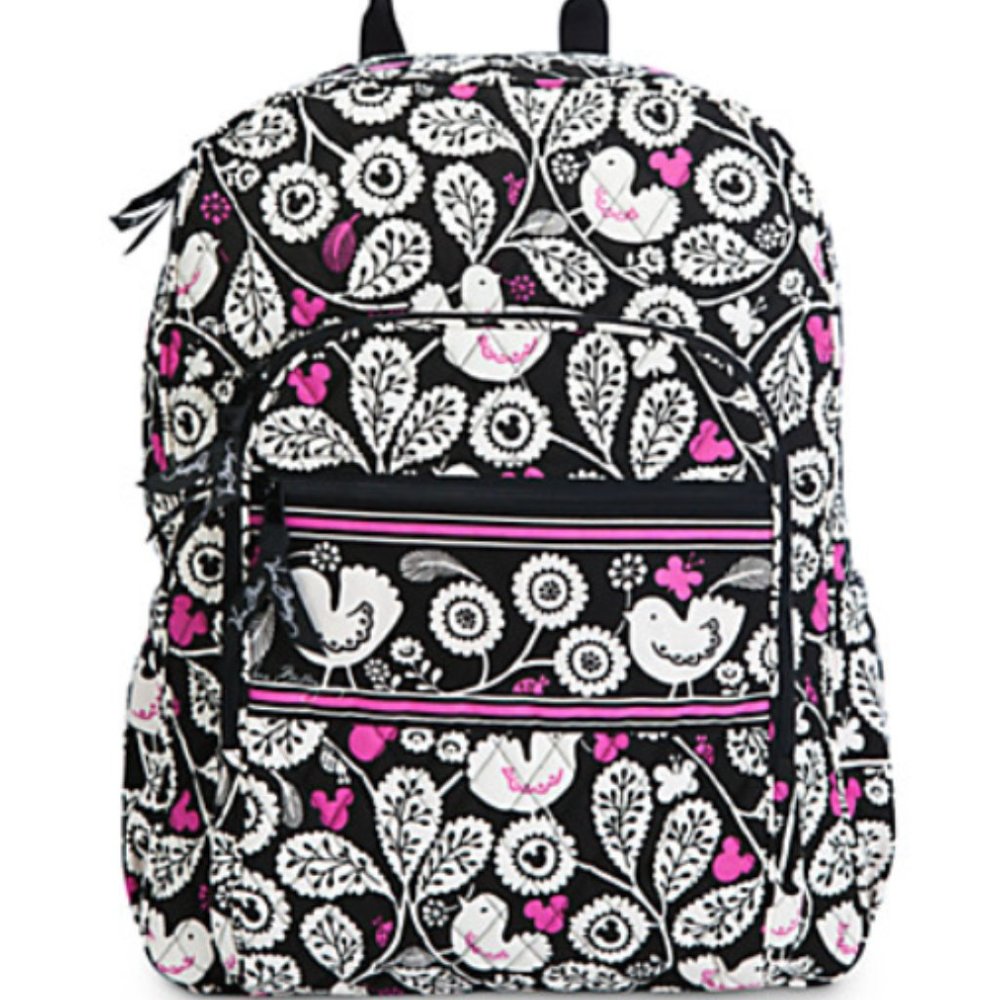 Disney Vera Bradley Mickey Meets Birdie Campus Backpack